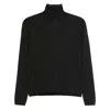 Max Mara Wool And Cashmere High-neck Sweater In Grey