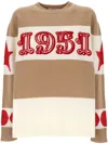 Max Mara Dirce 1951-motif Striped Jumper In Multicolor