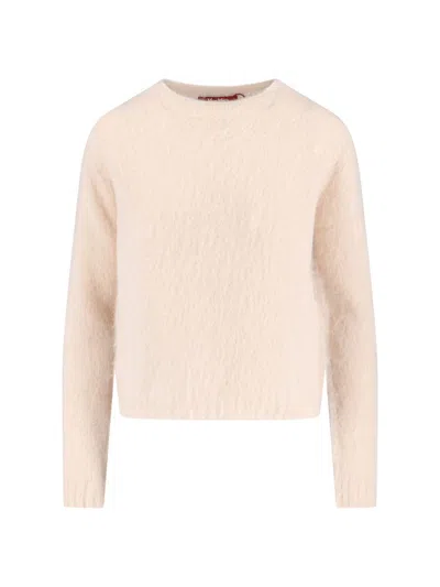 Max Mara Mohair Blend Sweater In Neutral