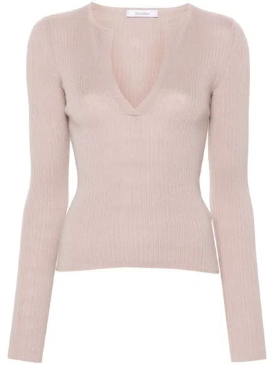 MAX MARA MAX MARA SILK AND CASHMERE BLEND TOP