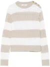 Max Mara Alfeo Sweaters And Cardigans Multicolor In White