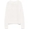 Max Mara Onde Sweater In White