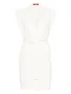 Max Mara Women Belted Long Vest In White
