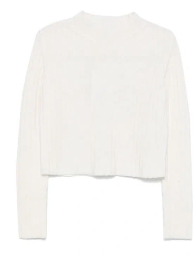 Max Mara Sweaters In White