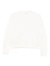 Max Mara Long-sleeved Sweater In White