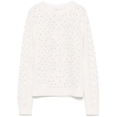 Max Mara Sweaters In White