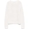 Max Mara Onde Sweater In White