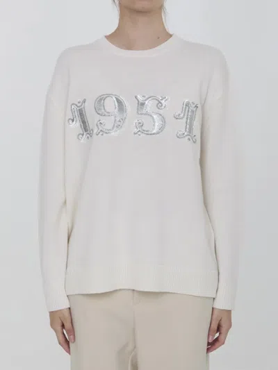 Max Mara Sweaters In White
