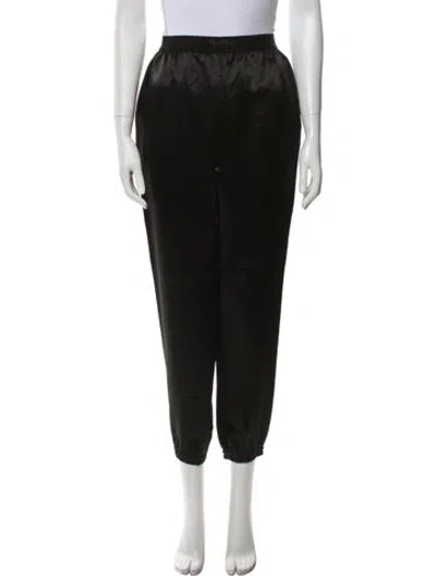 Pre-owned Max Mara Sweatpants In Black