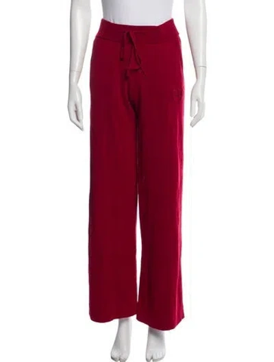 Pre-owned Max Mara Sweatpants In Red