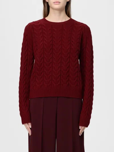 MAX MARA SWEATSHIRT MAX MARA WOMAN COLOR RED,H52171014