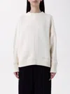 Max Mara Logo Embroidered Crewneck Jumper In Weiss