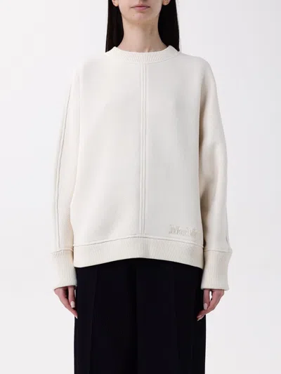 MAX MARA SWEATSHIRT MAX MARA WOMAN COLOR WHITE,G61920001