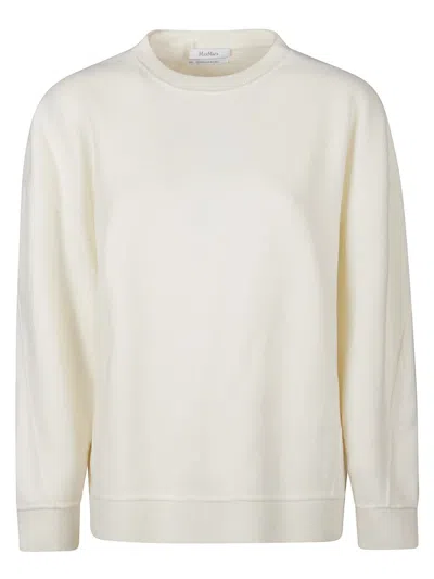 Max Mara Sweatshirt In White