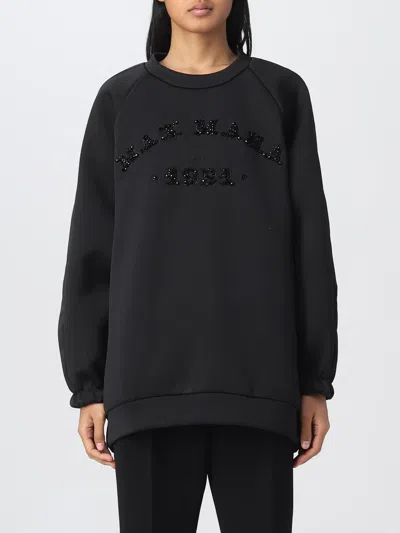 Max Mara Sweatshirt Woman Black