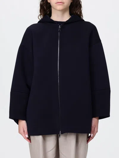 Max Mara Sweatshirt Woman In Black