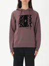 Max Mara Sweatshirt Woman Lilac In Brown