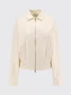 Max Mara Argenta Silk And Cotton Sweatshirt In White