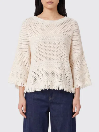 Max Mara Sweatshirt Woman In Neutral