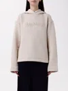 Max Mara Gary Logo Jersey Sweatshirt Hoodie In Multicolor