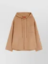 Max Mara Sweatshirt Wool Cashmere Silk In Brown