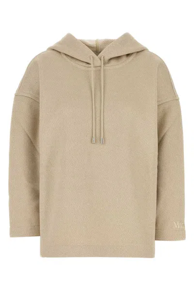 Max Mara Sweatshirts In Beige O Tan