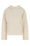Max Mara Ivory Cotton Blend Gary Sweatshirt In White
