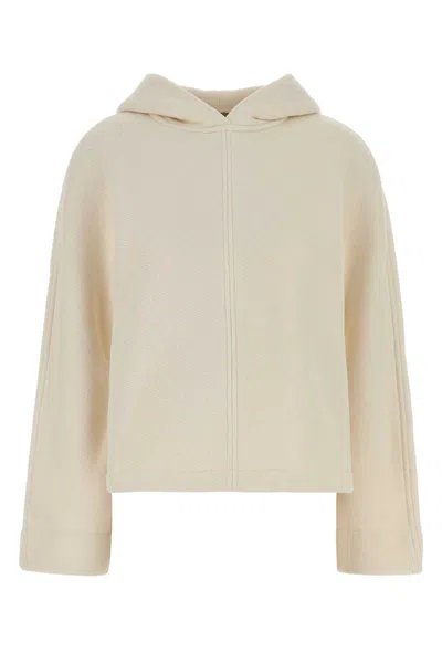 Max Mara Ivory Cotton Blend Pere Sweatshirt In White