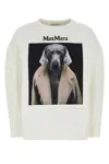 Max Mara Long-sleeved Sweater In White