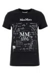 Max Mara Crew Neck Jersey T-shirt With Graphic Print
