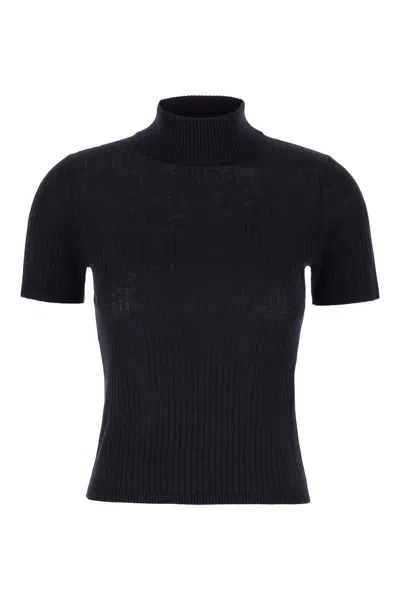 Max Mara T-shirt In Black