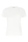 Max Mara Logo-embroidered T-shirt In White