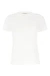 Max Mara Logo-embroidered T-shirt In White