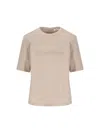 Max Mara T-shirt And Polo Shirt In Neutral