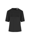 Max Mara T-shirt And Polo Shirt In Black