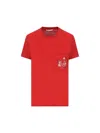 Max Mara Logo Embellished Crewneck T-shirt In Red