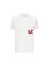 Max Mara Logo-embroidered Crewneck T-shirt In White