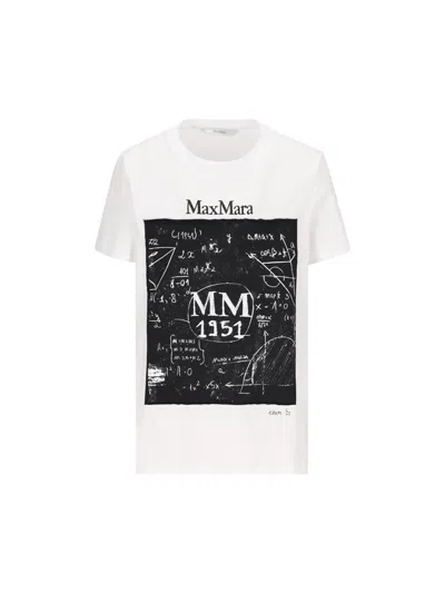 Max Mara T-shirt And Polo Shirt In White
