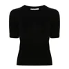 Max Mara Warren Short-sleeve Jumper In Black