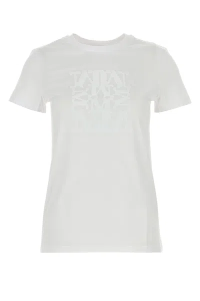 Max Mara T-shirt Bravo In Cotone Bianco Donna