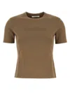 Max Mara Biscuit Viscose Blend Adelio T-shirt In Brown