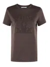 Max Mara T-shirt In Brown