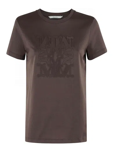 Max Mara T-shirt In Brown