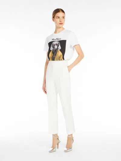 Max Mara T-shirt Cipria In Beige