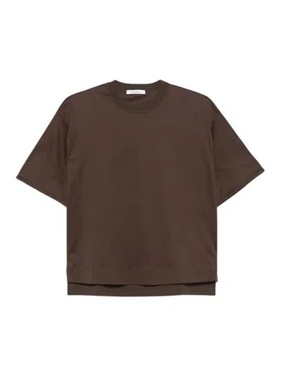 Max Mara T-shirt Estella In Brown