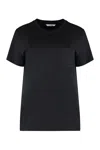 Max Mara T-shirt In Cotton Jersey In Black