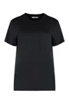 Max Mara T-shirt In Cotton Jersey In Black