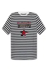 Max Mara White Cotton Clothing Top In Multi