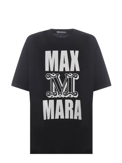 Max Mara T-shirt  "carlo" In Nero