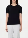 Max Mara T-shirt Woman Black In Black